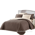 100% microfiber microfiber coverlet quilted set bedspread set